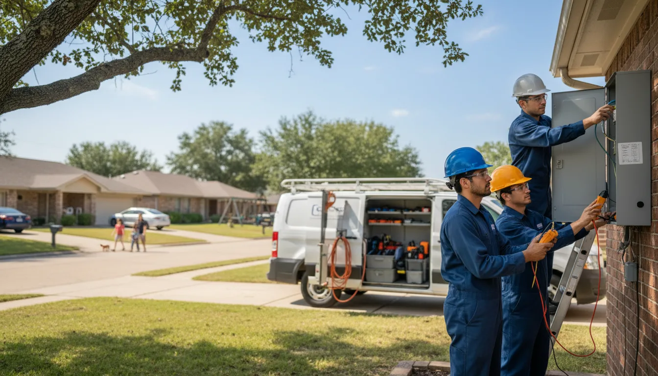 Certified electrician providing emergency electrical services in Las Cruces, NM